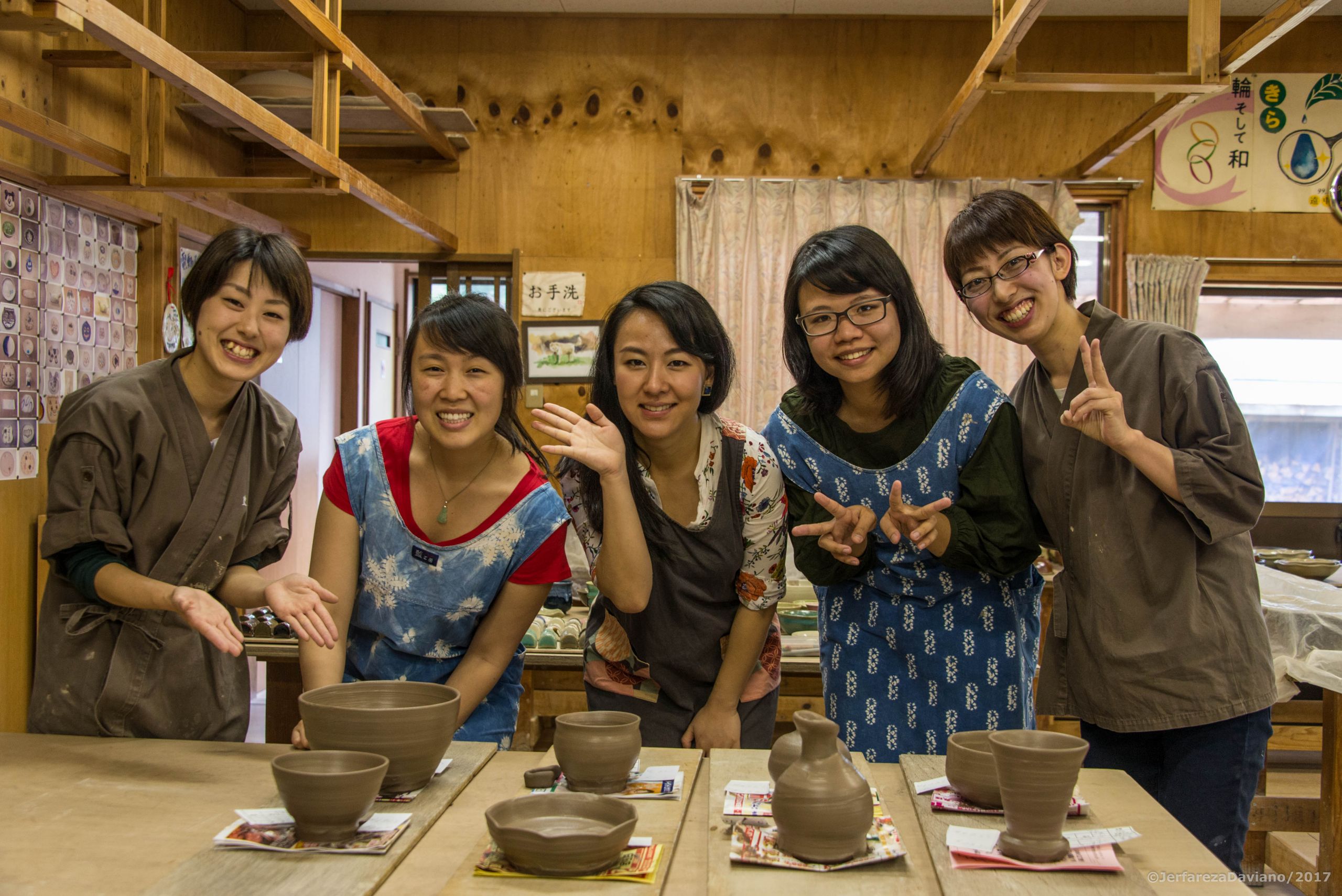 【蔵王焼　万風窯】 做個世界上獨一無二的陶器吧。初學者也可以盡興體驗「手拉坏陶藝」 （多種語言接待）